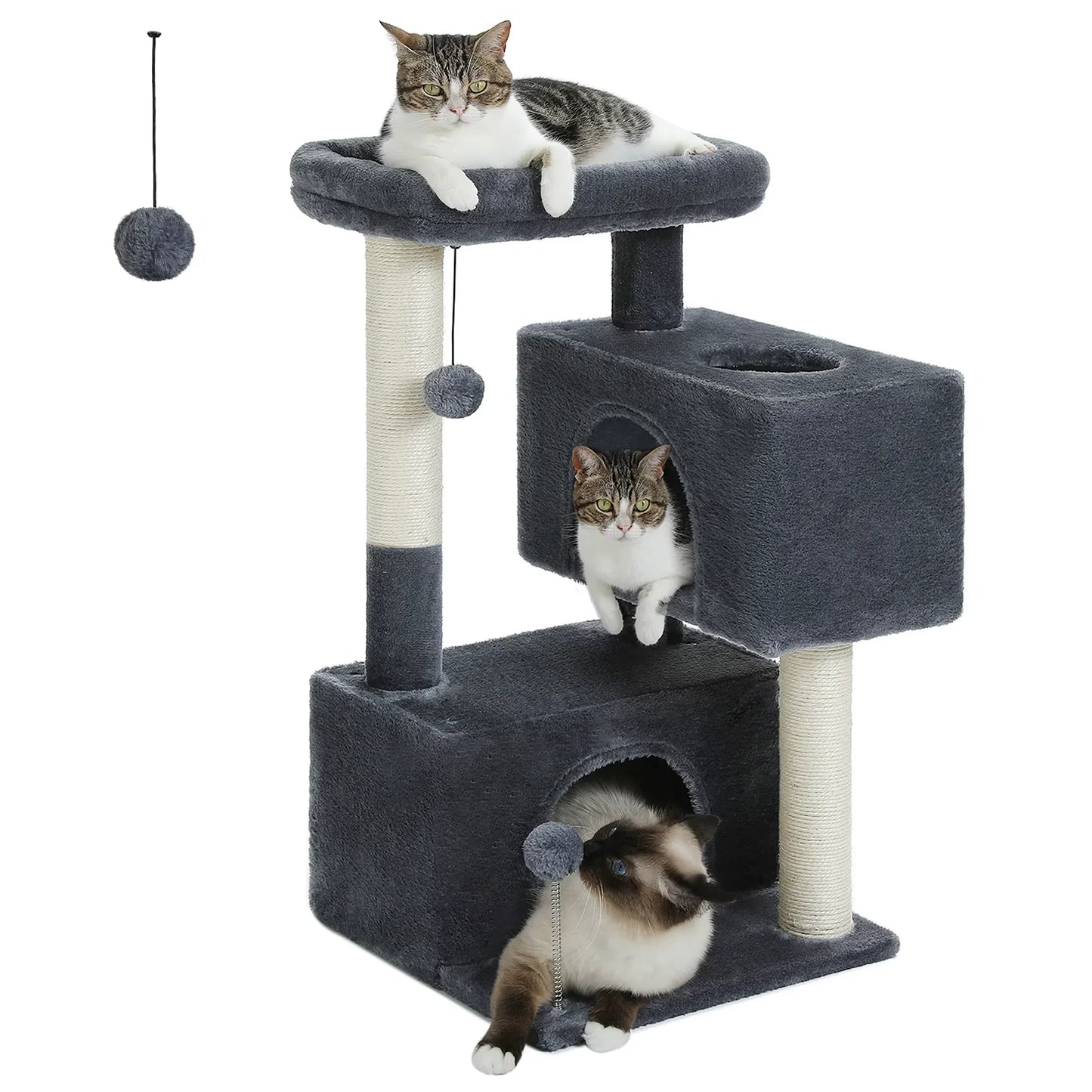 Cat Tree for Large Cats Cat Tower for Indoor - AuraPetsCat Tree for Large Cats Cat Tower for IndoorAuraPets