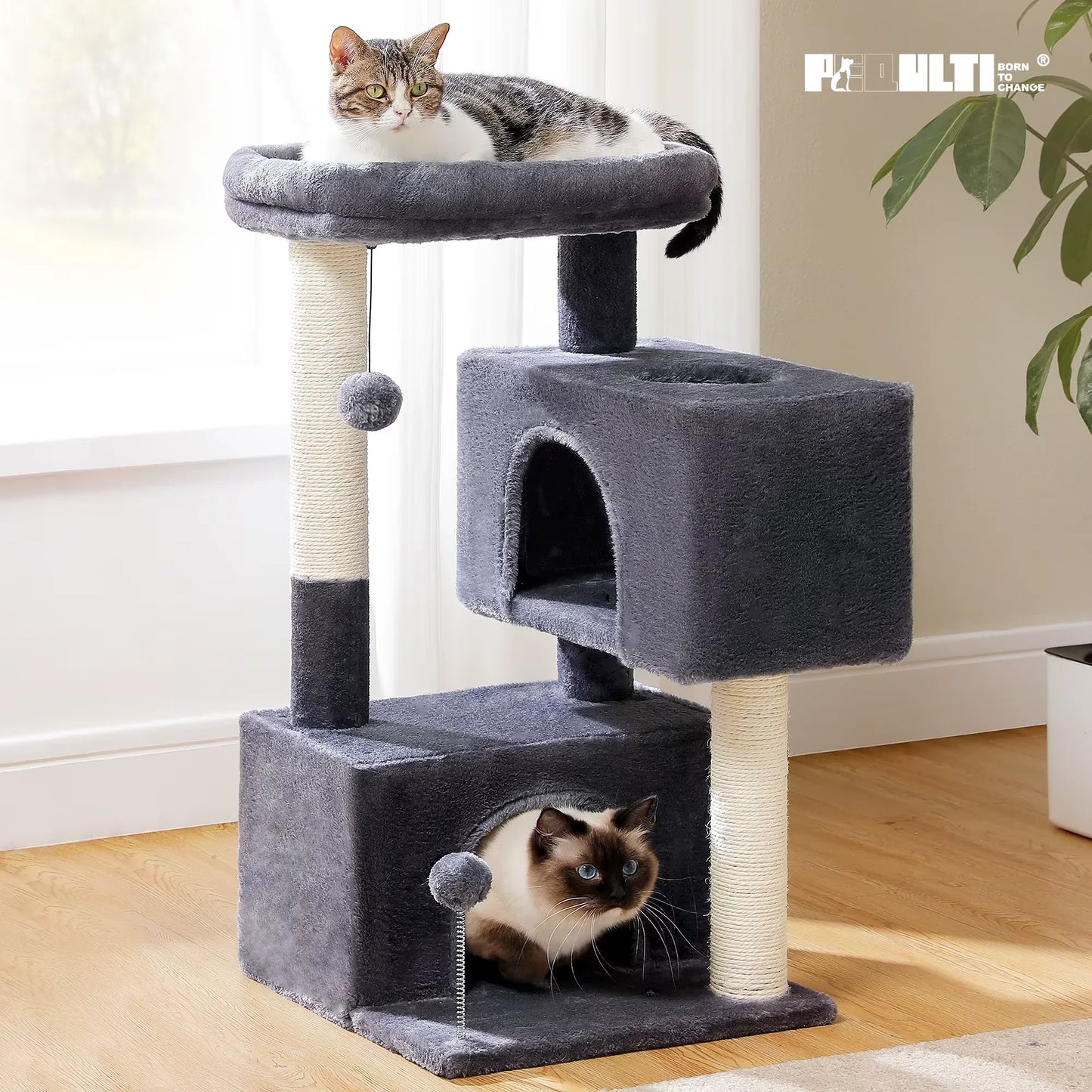 Cat Tree for Large Cats Cat Tower for Indoor - AuraPetsCat Tree for Large Cats Cat Tower for Indoor AuraPets