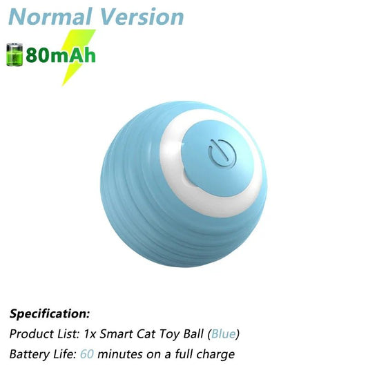 Cat Interactive Ball Electric Automatic Rolling Ball Smart Toys for Cats Smart Cat Toy Rotating Ball Cat Game Accessories - Zi_toolsCat Interactive Ball Electric Automatic Rolling Ball Smart Toys for Cats Smart Cat Toy Rotating Ball Cat Game AccessoriesZi_tools